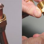 Медные трубы: коническое механическое соединение